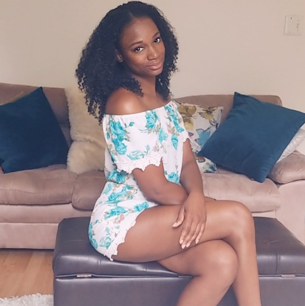 Flower print romper